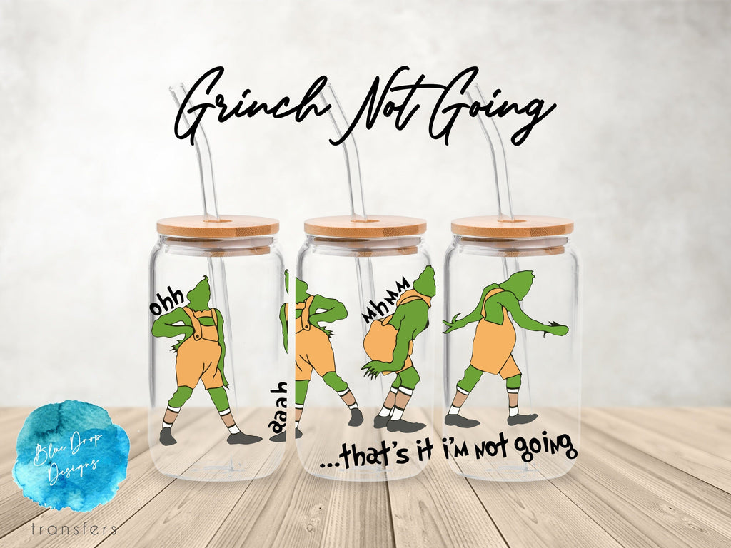 Grinch UV DTF Cup Wrap