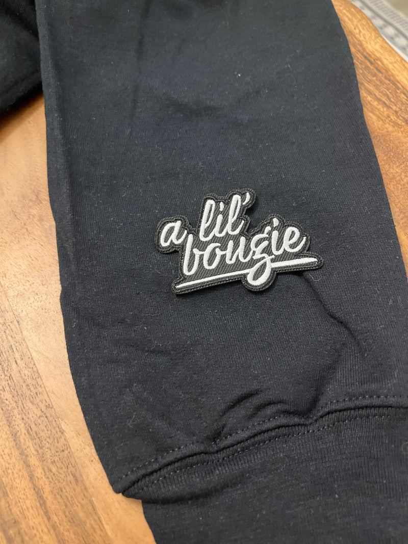 Embroidered Heat Transfer - A Lil Bougie Blue Drop Transfers 
