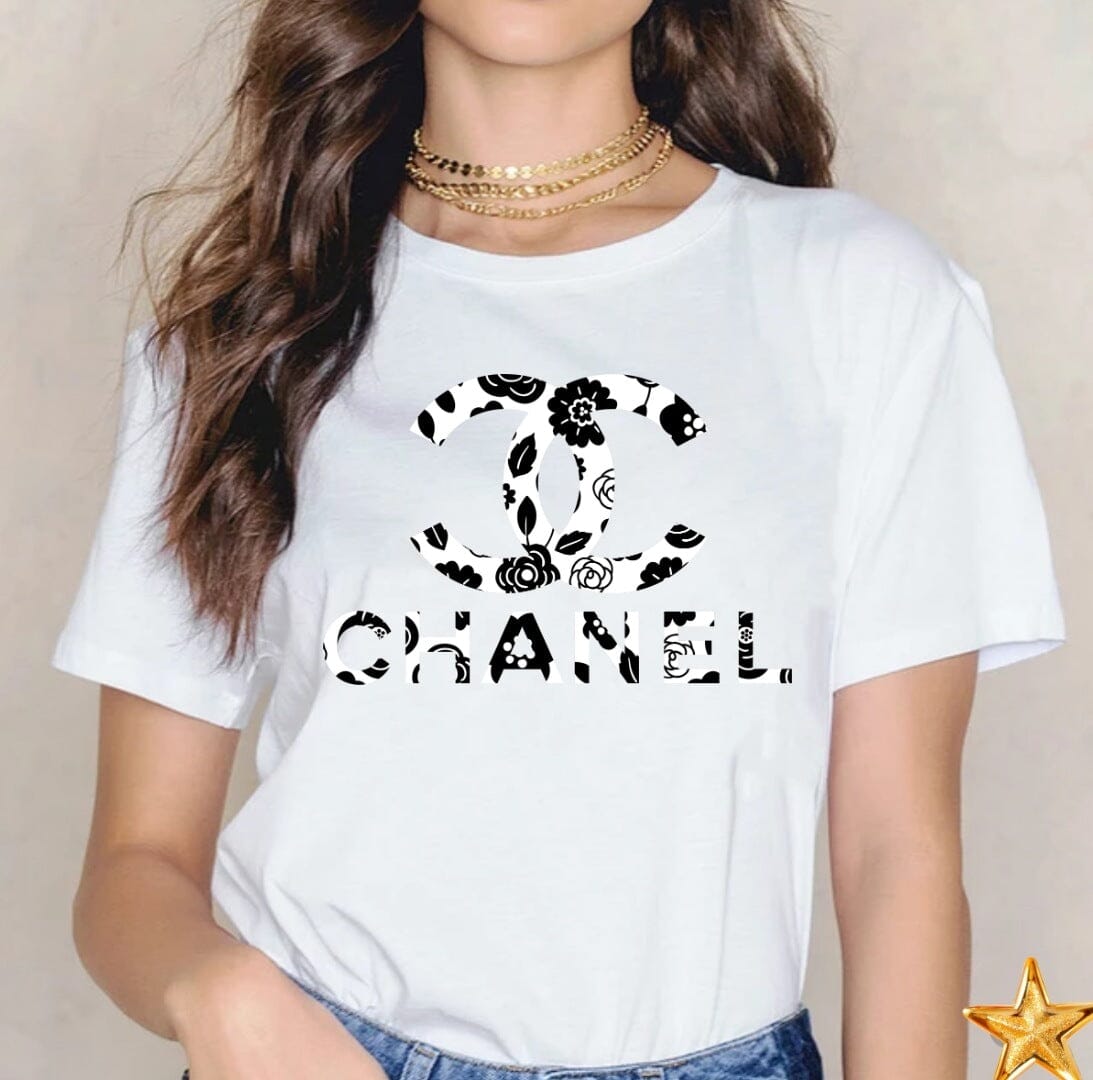 Monochromatic Chanel Full Colour Transfer Direct to Film Colour Transfer Blue Drop Designs 