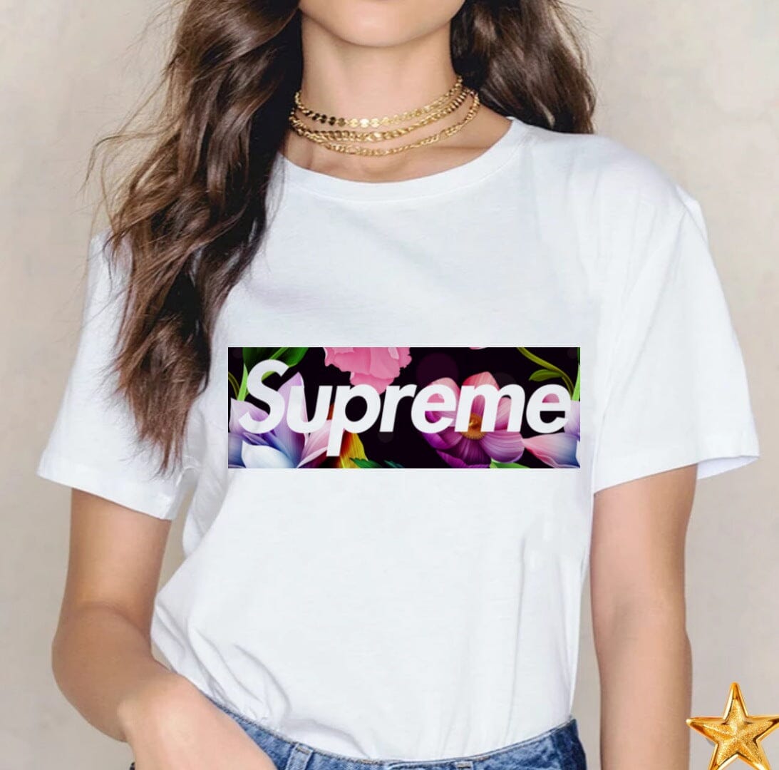 Floral Supreme Full Colour Transfer Direct to Film Colour Transfer Blue Drop Designs 