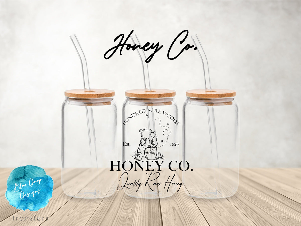 Honey Co. UV DTF Blue Drop Transfers 