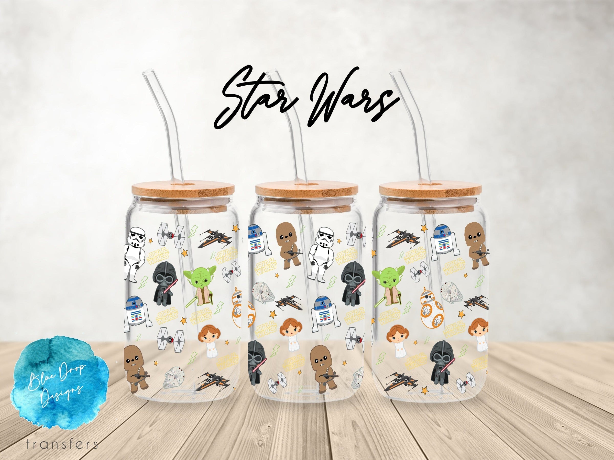 STAR WARS UVDTF 16OZ WRAPS – Honey Bee Cups