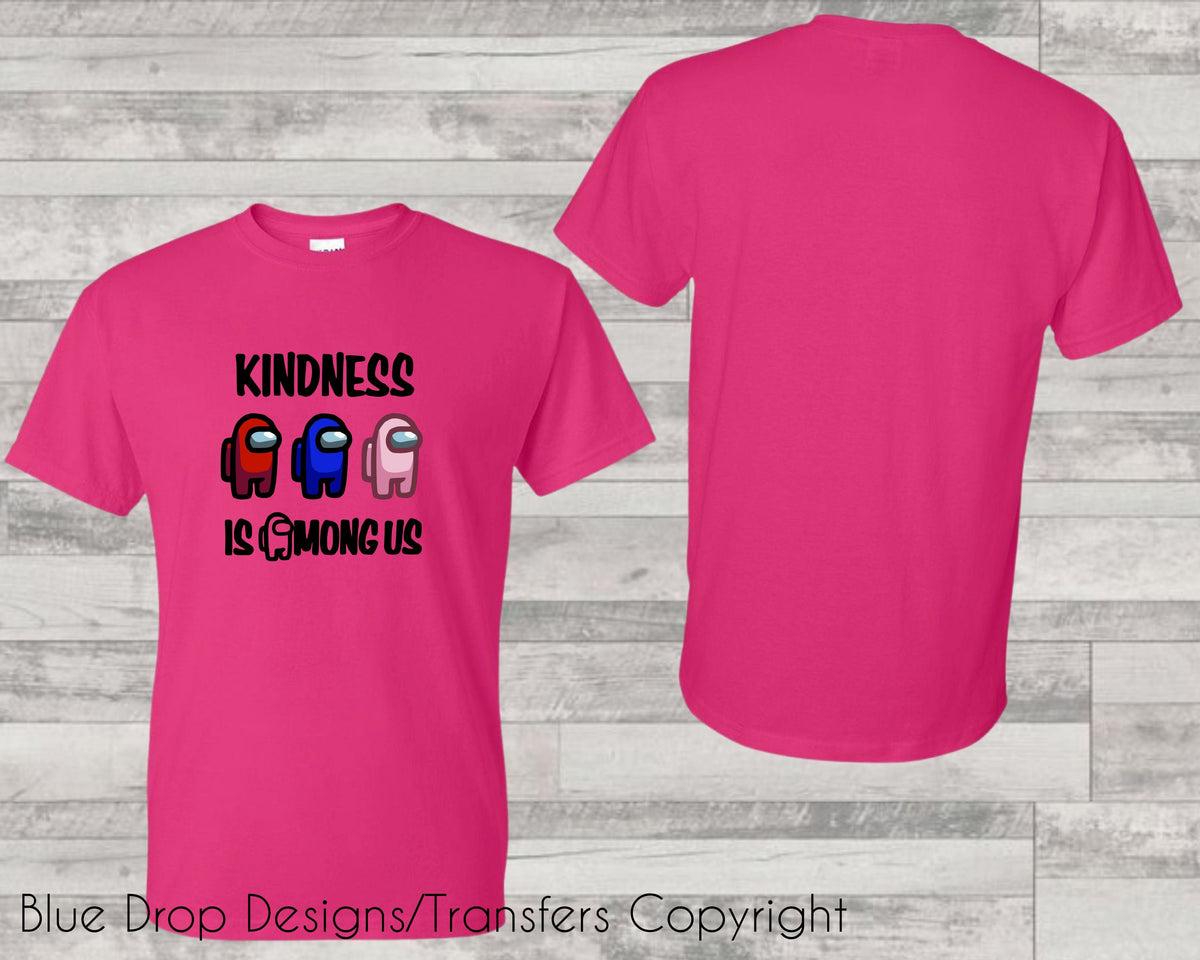 PROCEEDS DONATED - Kindness Among Us Full Colour Transfer Direct to Film Colour Transfer Blue Drop Designs 