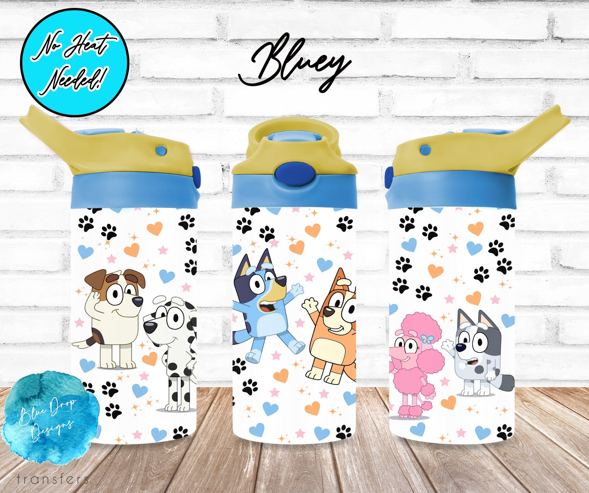 Bluey Kid Cup Bluey Gift for Kids Girl Cold Cup Boy Cold Cup Custom Bluey  Bluey Mom Birthday Gift for Kid Hand Layered Cup Child 