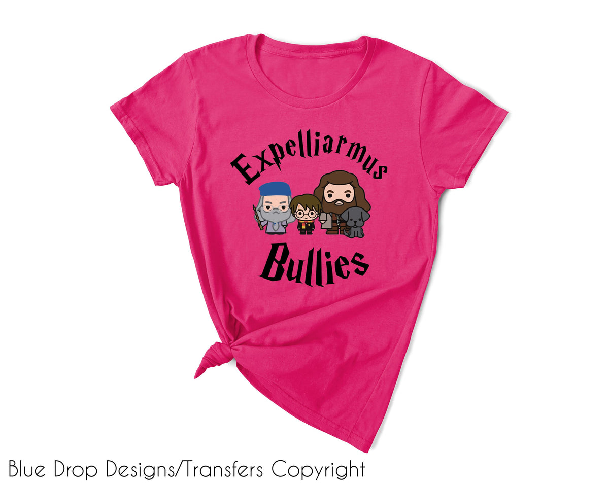 PROCEEDS DONATED - Harry Potter Expelliarmus Bullies Full Colour Transfer Direct to Film Colour Transfer Blue Drop Designs 