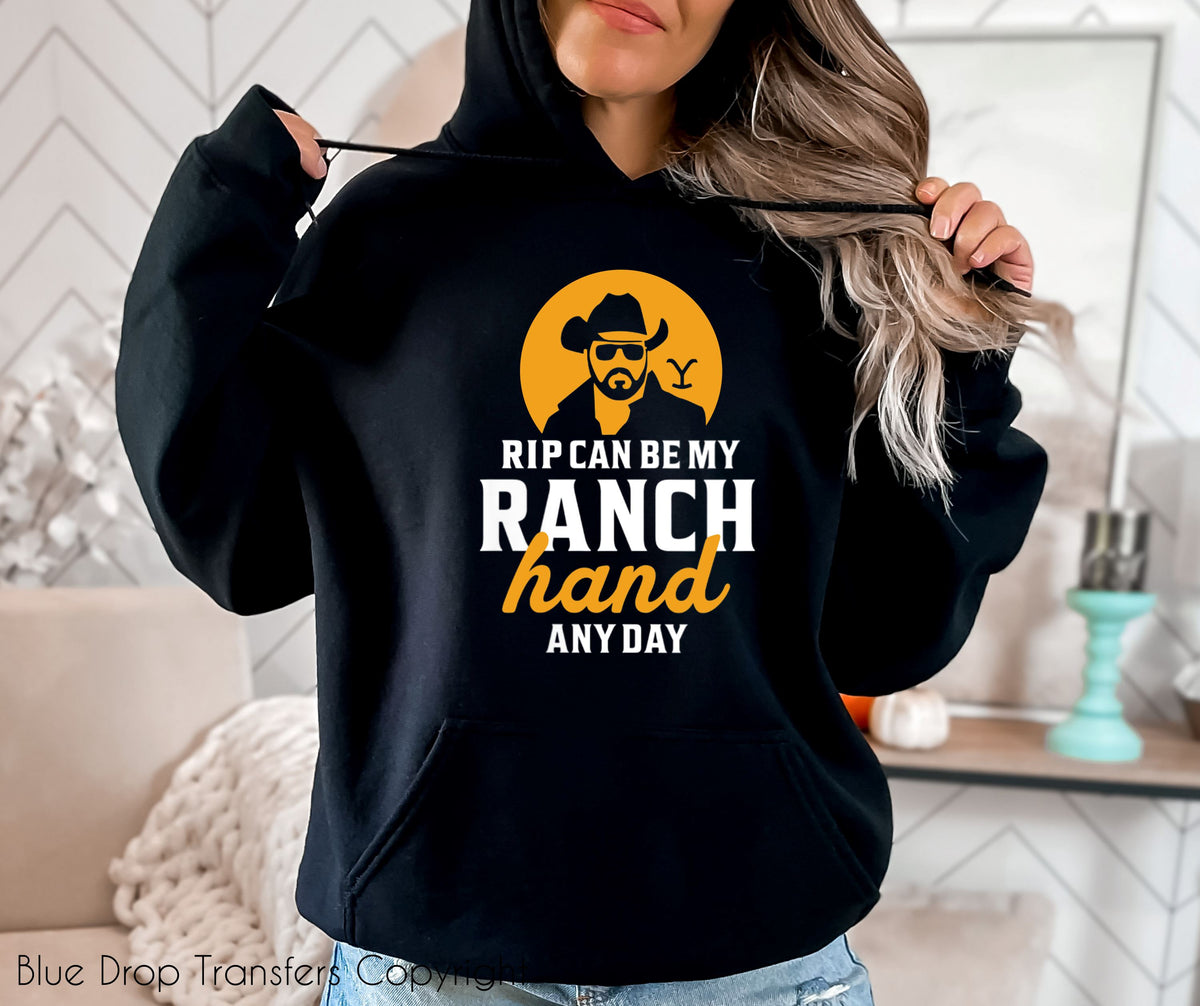 Ranch Hand Full Colour Transfer Direct to Film Colour Transfer Blue Drop Designs 